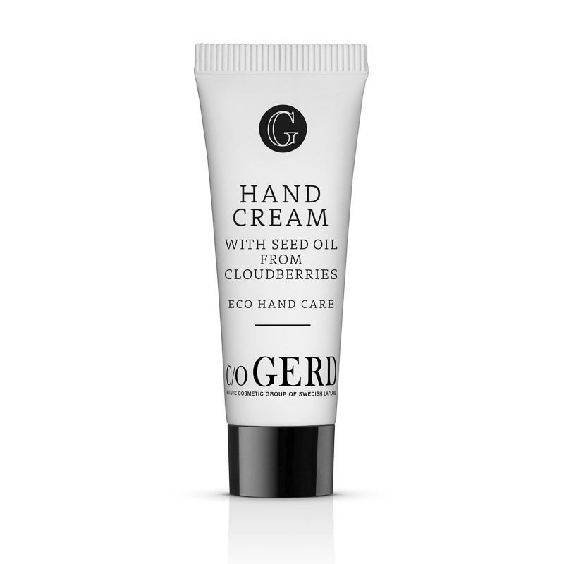 Hand Cream Cloudberry 10ml in der Gruppe Hnde & Fe / Handcreme  bei  Nature Cosmetic Group Of Swedish Lapland AB (500-0010)